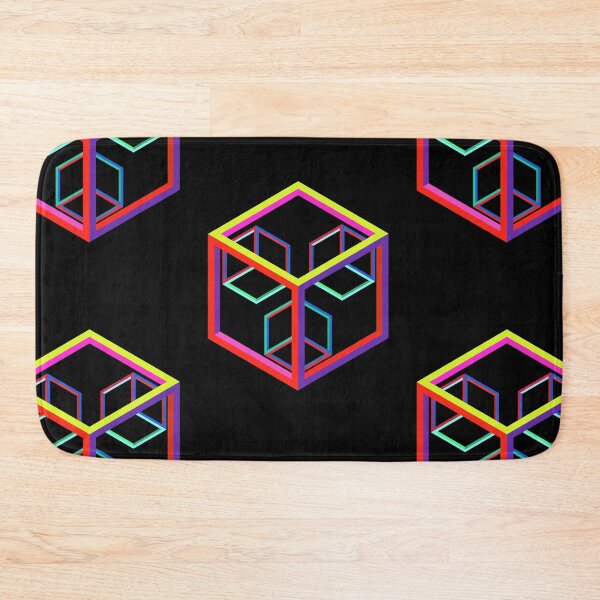Item preview, BEAUTIFUL OPTICAL ILLUSION LIGHT COLORFUL CUBES designed and sold by sailorsam1805.