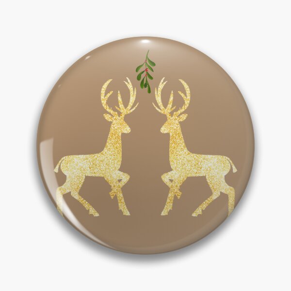 Item preview, Beautiful Christmas Reindeer Pattern - Reindeer under the mistletoe designed and sold by Anakathrin.
