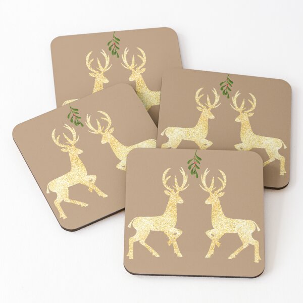 Item preview, Beautiful Christmas Reindeer Pattern - Reindeer under the mistletoe designed and sold by Anakathrin.
