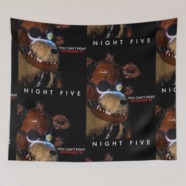 Item preview, NIGHT FIVE animatronic poster 3 designed and sold by GamerSketch.