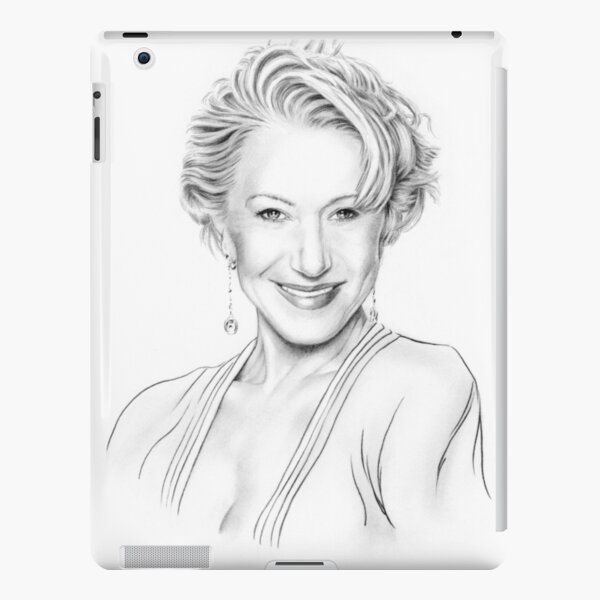 Helen Mirren drawing iPad Snap Case