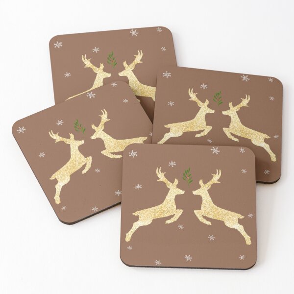 Item preview, Beautiful Christmas Reindeer Pattern: Reindeer under the mistletoe designed and sold by Anakathrin.