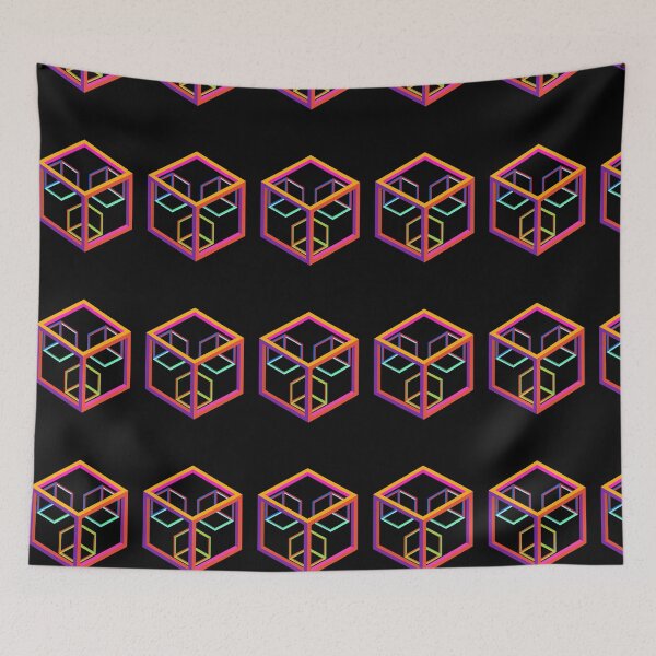 Item preview,  OPTICAL ILLUSION LIGHT COLORFUL CUBES designed and sold by sailorsam1805.