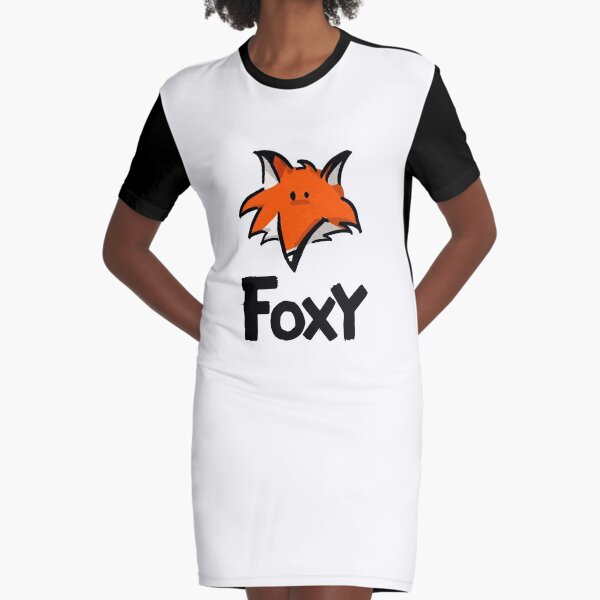 Foxy Graphic T-Shirt Dress