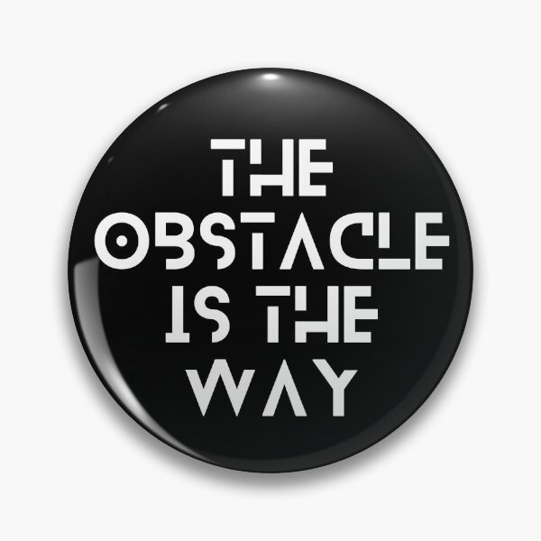 Item preview, The Obstacle Is The Way - Stoic Philosophy - Marcus Aurelius designed and sold by N44Prints.
