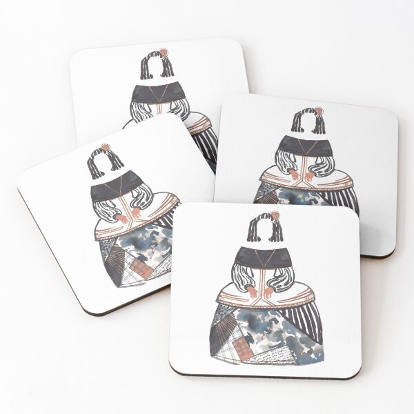 Item preview, menina modern ilustration painting designed and sold by mercemadart.
