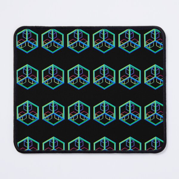 Item preview, WEIRD OPTICAL ILLUSION LIGHT COLORFUL CUBES designed and sold by sailorsam1805.