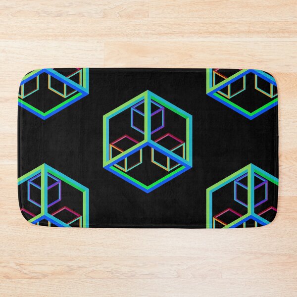 Item preview, WEIRD OPTICAL ILLUSION LIGHT COLORFUL CUBES designed and sold by sailorsam1805.