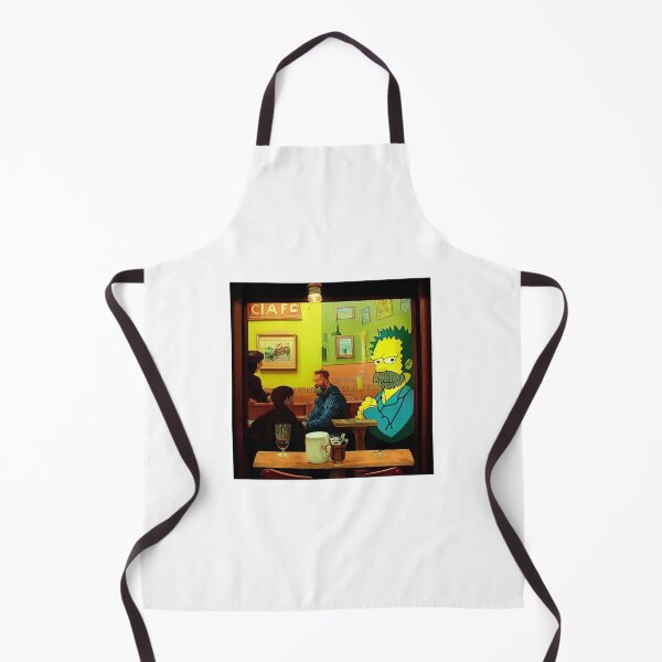 Item preview, Simpsons in the cafe by Van Gogh designed and sold by osssoconcept.