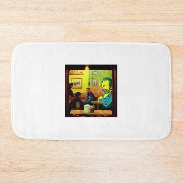 Item preview, Simpsons in the cafe by Van Gogh designed and sold by osssoconcept.