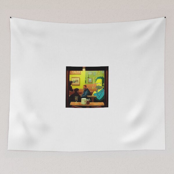 Item preview, Simpsons in the cafe by Van Gogh designed and sold by osssoconcept.