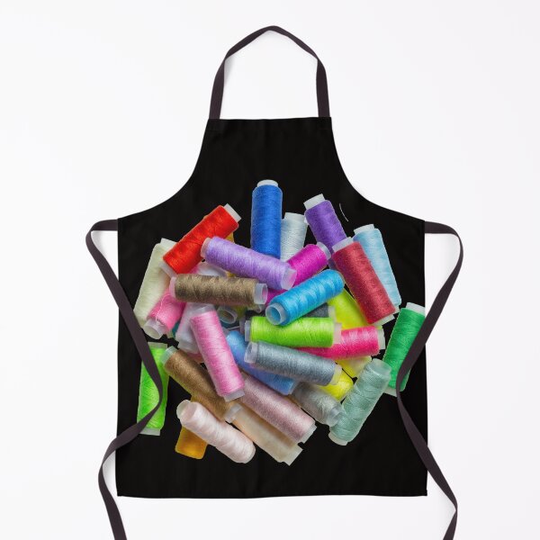 Item preview, Coloured cotton reels with black background. designed and sold by janesg.