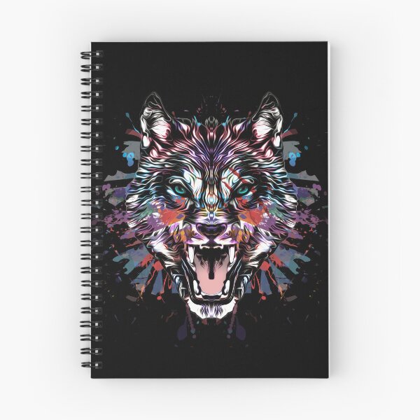 Item preview, Painted wolf face designed and sold by Zip-Zup.