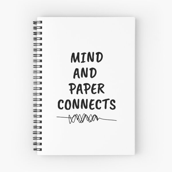 Item preview, mind and paper connects - mental health, anxiety, and journaling designed and sold by Therapy by Sen.