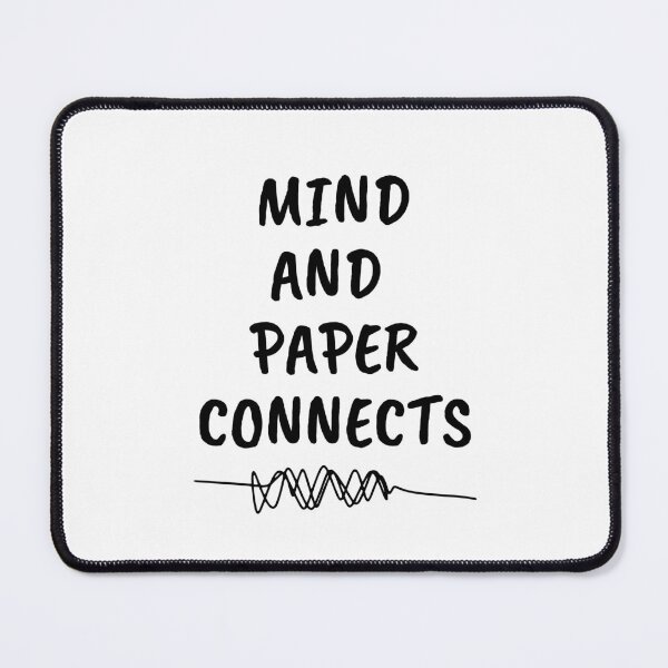 Item preview, mind and paper connects - mental health, anxiety, and journaling designed and sold by Therapy by Sen.