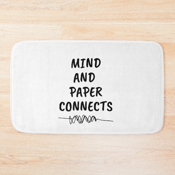 Item preview, mind and paper connects - mental health, anxiety, and journaling designed and sold by Therapy by Sen.