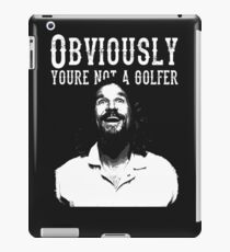 Not a Golfer iPad Case/Skin