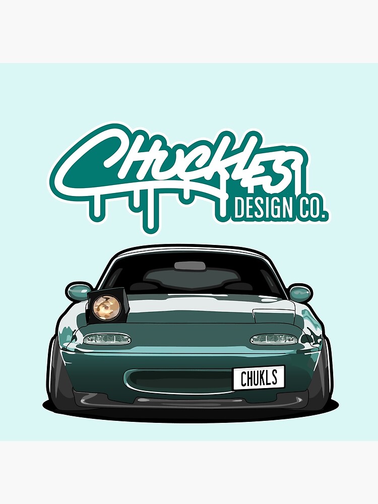 "Miata Wink!" Poster for Sale by ChucklesDesign Redbubble