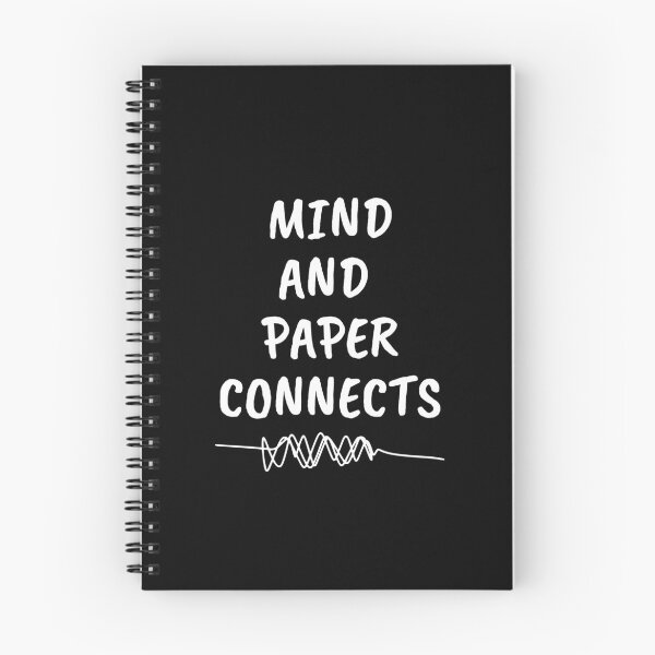 Item preview, mind and paper connects - mental health, anxiety, and journaling designed and sold by Therapy by Sen.