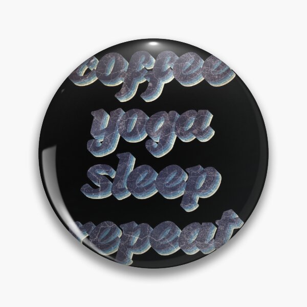 Item preview, coffee yoga sleep repeat designed and sold by yelasun.