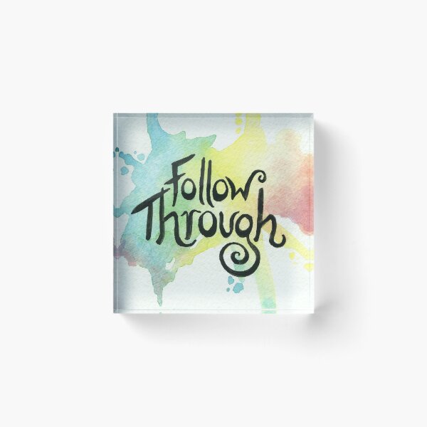 Item preview, Follow Through - My Mantras designed and sold by Melissa Vandiver.
