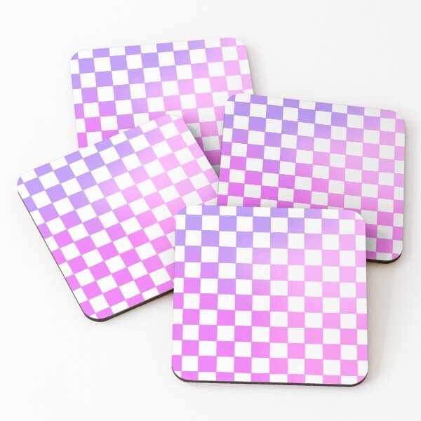 Item preview, Pink and Purple Checkers designed and sold by thefriedegg.