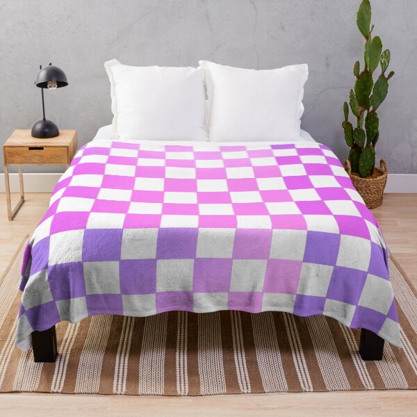 Item preview, Pink and Purple Checkers designed and sold by thefriedegg.