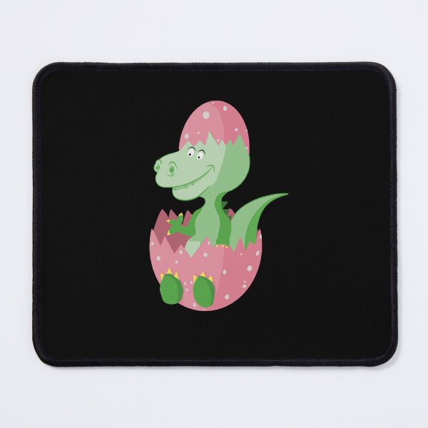 Item preview, A kawaii dinosaur hatched from a pink egg designed and sold by wildpiksel.