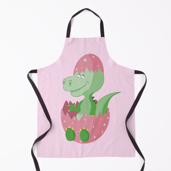 Item preview, A kawaii dinosaur hatched from a pink egg designed and sold by wildpiksel.