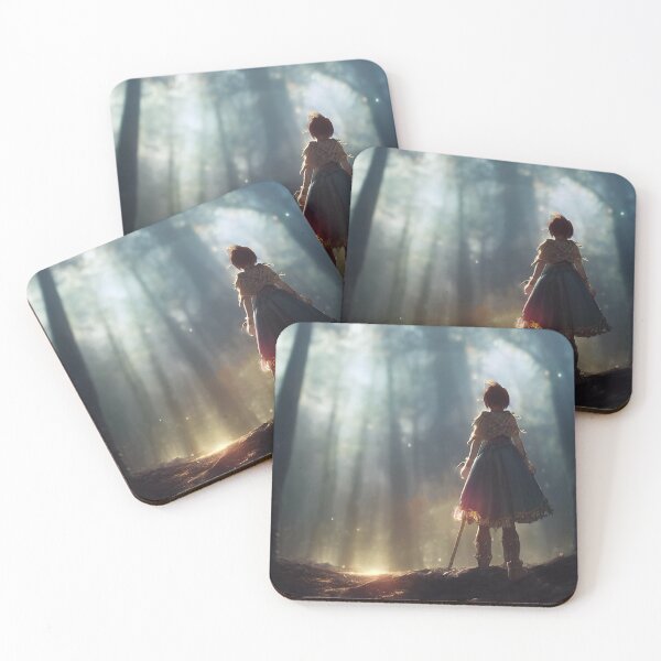 Item preview, Wandering girl entering mystical forest designed and sold by RK - Shop.