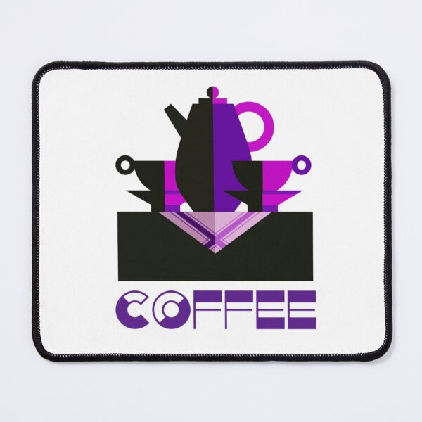 Item preview, Retro style coffee print in purple designed and sold by LaylaEvans1.