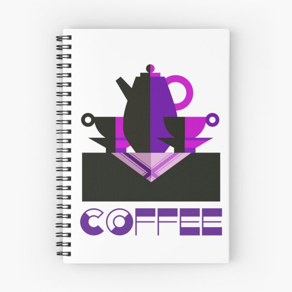 Item preview, Retro style coffee print in purple designed and sold by LaylaEvans1.