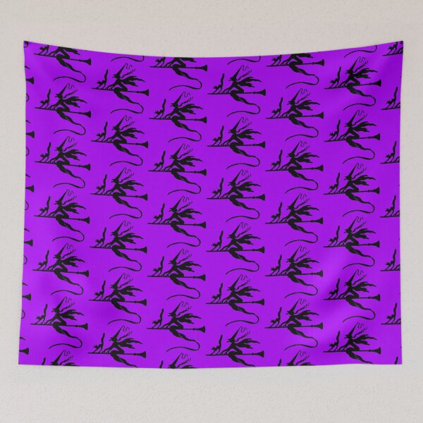 Item preview, Halloween Witch Flying On Broom Black Silhouette designed and sold by MurphyMorganGifts.