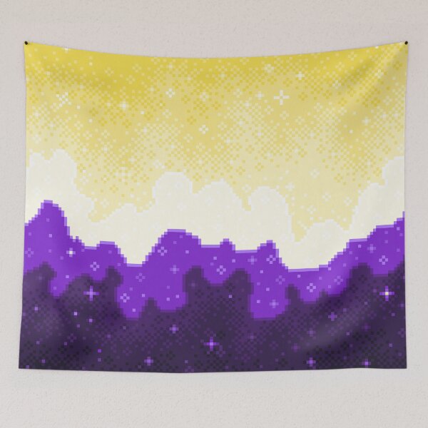 Item preview, Nonbinary Pride Flag Galaxy designed and sold by sp8cebit.