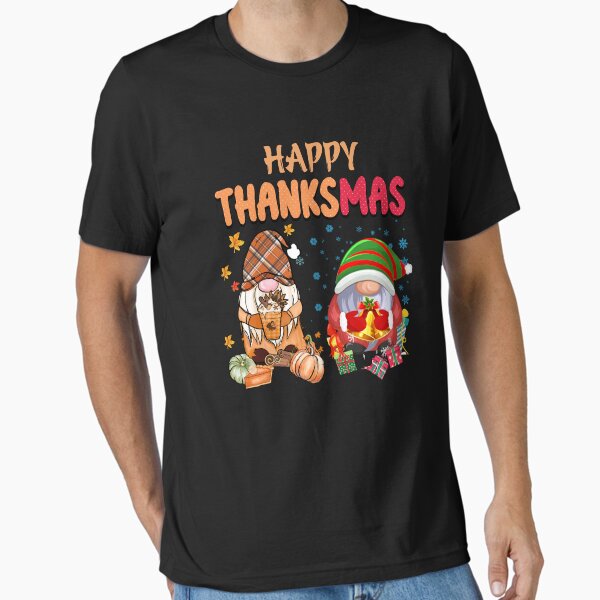 Women's Thanksgiving Gnome Shirt - Cute Gnomie Thankful Fall T-Shirt