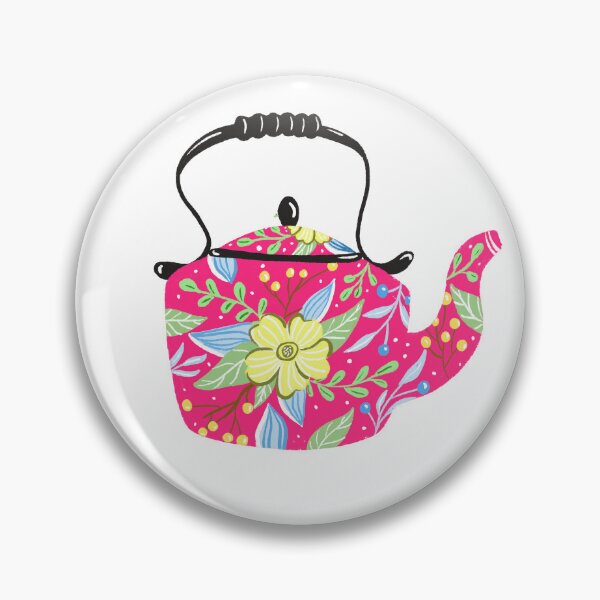 Item preview, Colorful tea pot and cups designed and sold by pinkyfish1010.