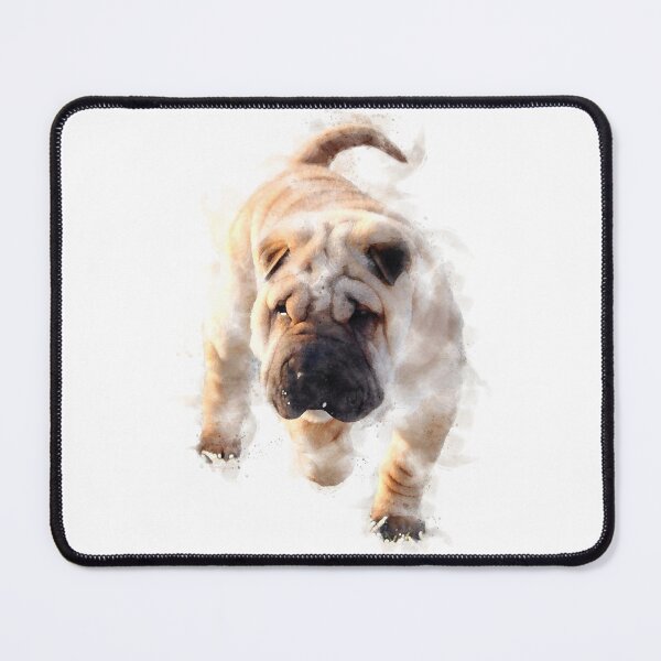 Item preview, Shar Pei puppy Watercolour Artwork designed and sold by Typeglyphs.