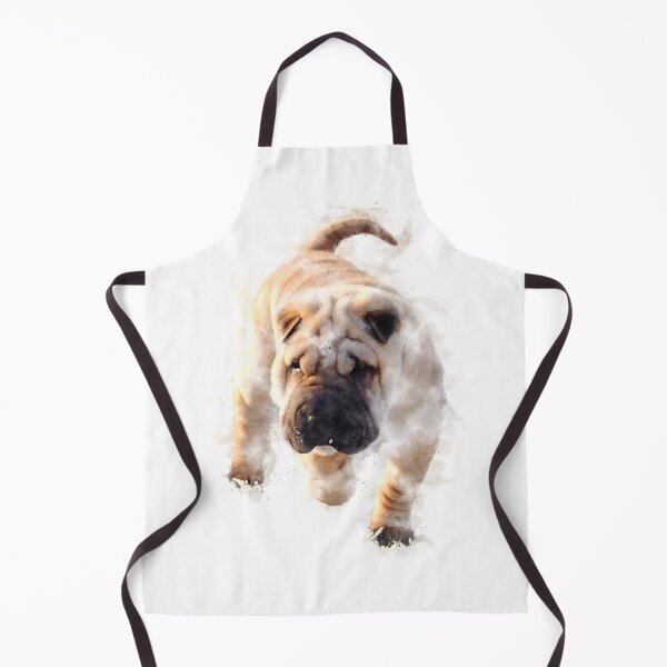 Item preview, Shar Pei puppy Watercolour Artwork designed and sold by Typeglyphs.