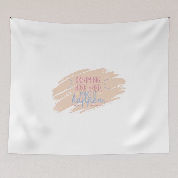Item preview, Quote of Dream Big Work Hard designed and sold by akartiwa.