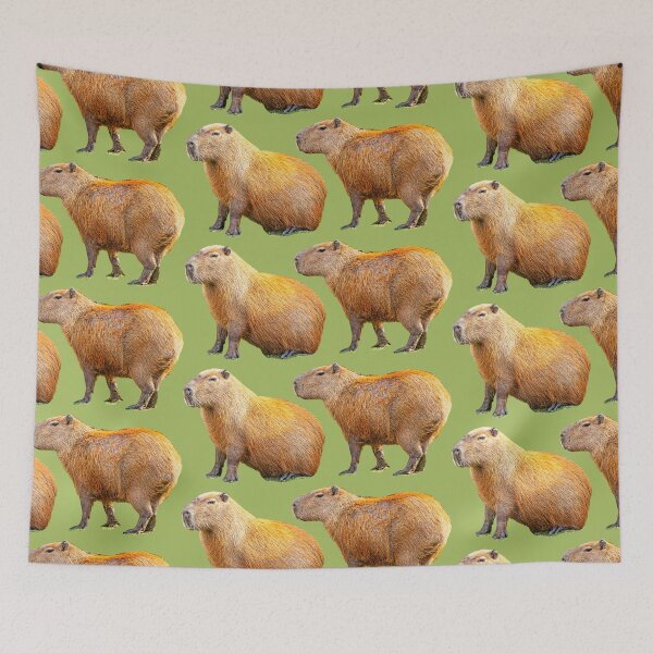 Item preview, I will watch your back Capybara  designed and sold by Dalyndigital Photography.
