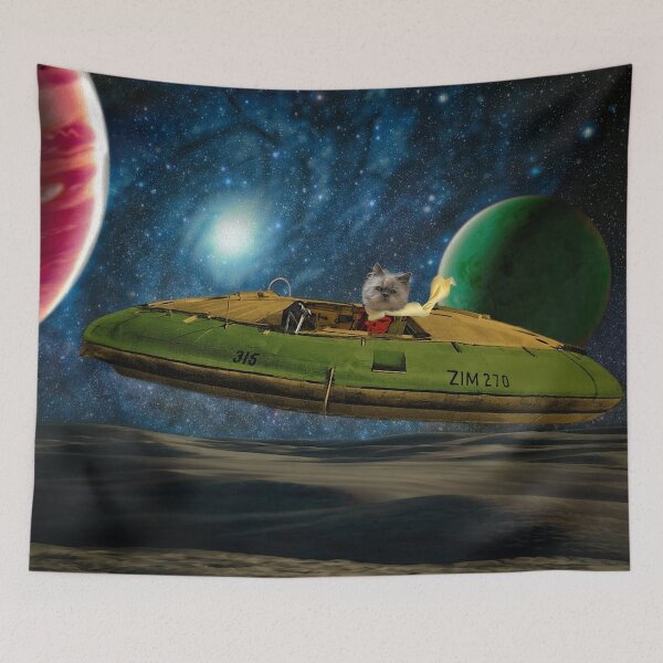 Item preview, Space Cat Zim designed and sold by thelonelypixel.