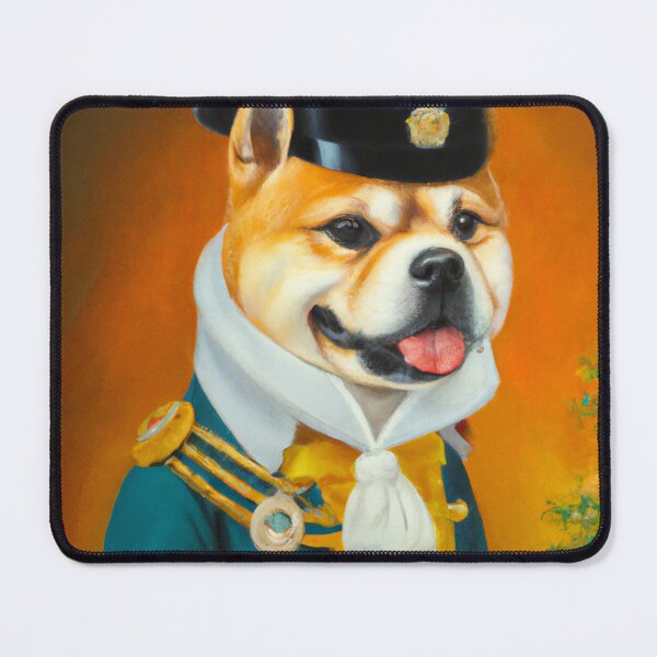 Item preview, uniformed dog designed and sold by MyOilArt4you.