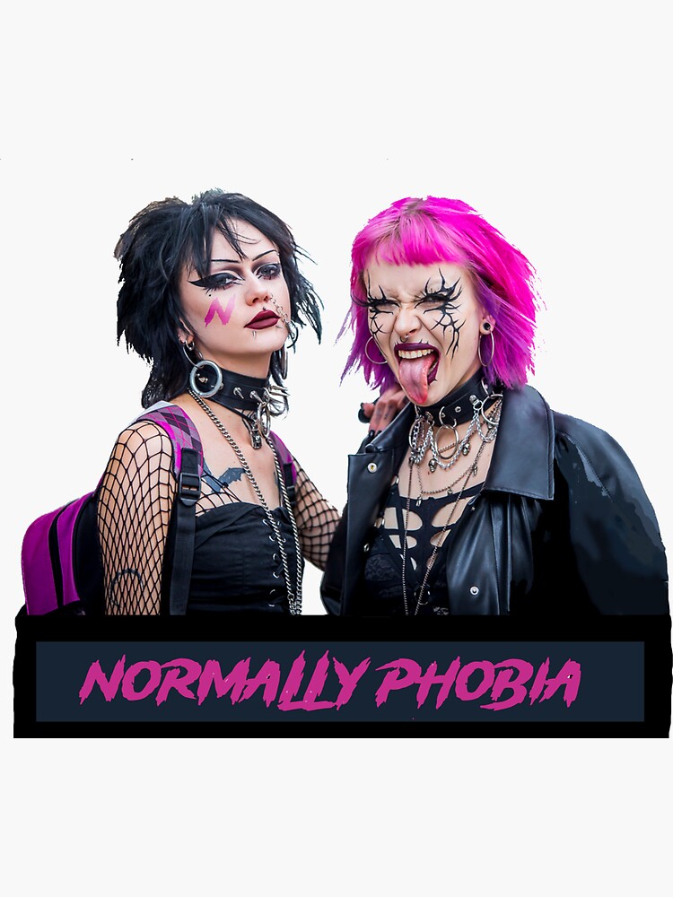 "Normally Phobia " Sticker for Sale by Redbubble