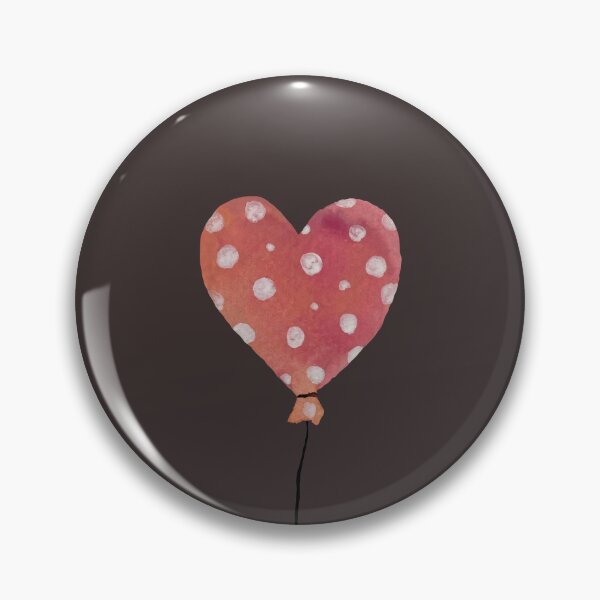 Artikelvorschau, love balloon with dot on dark background entworfen und verkauft von Yana Mustafina | Boho Soulful Designs.