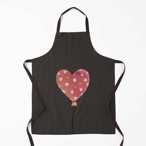 Item preview, love balloon with dot on dark background designed and sold by Yana Mustafina | Boho Soulful Designs.