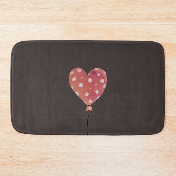Item preview, love balloon with dot on dark background designed and sold by Yana Mustafina | Boho Soulful Designs.