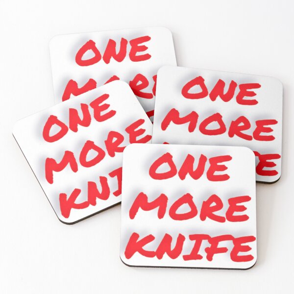 Item preview, one more knife red - knife addict designed and sold by 1andydesign.