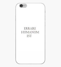 ERRARE HUMANUM EST iPhone Case