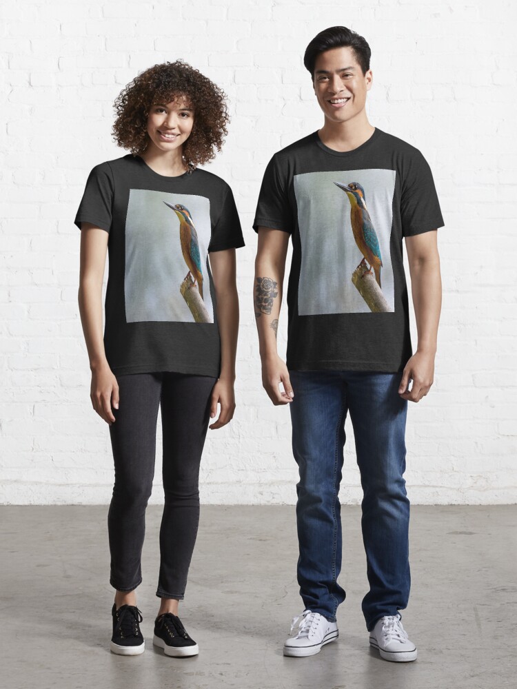 Kingfisher funny bird illustration | Essential T-Shirt