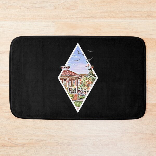 Item preview, Town Square at Spring - Digital Art - Diamond Frame - Black - Gilmore designed and sold by Fenay Designs.